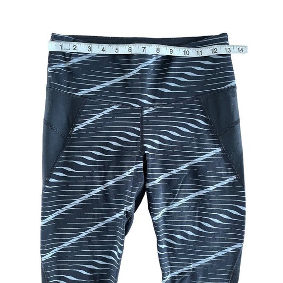 ATHLETA WAVES STEALTH 7/8 TIGHT PANTS YOGA GYM FITNESS BLACK‎ S  #457962  $108 - Picture 9 of 11